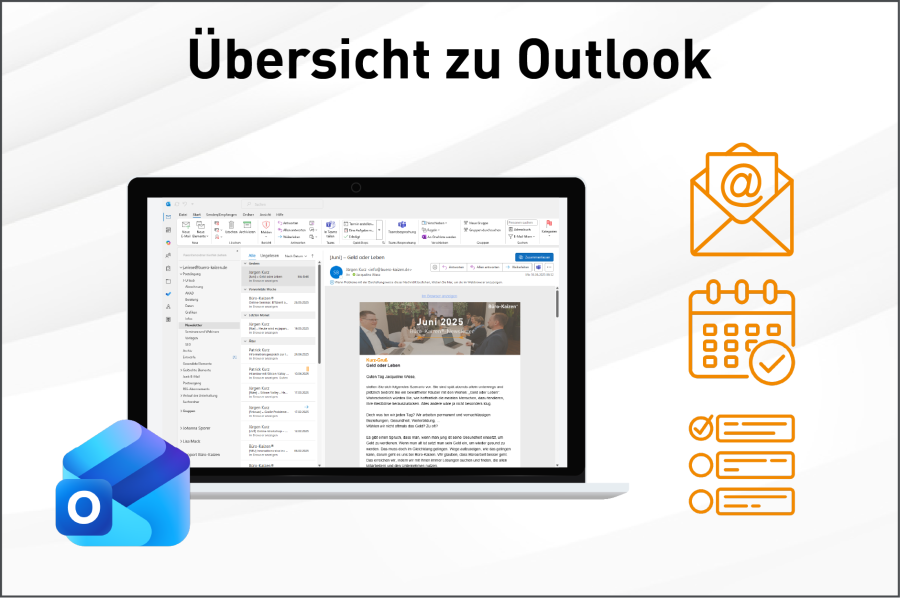 Themenseite von Microsoft 365: Übersicht zu Outlook