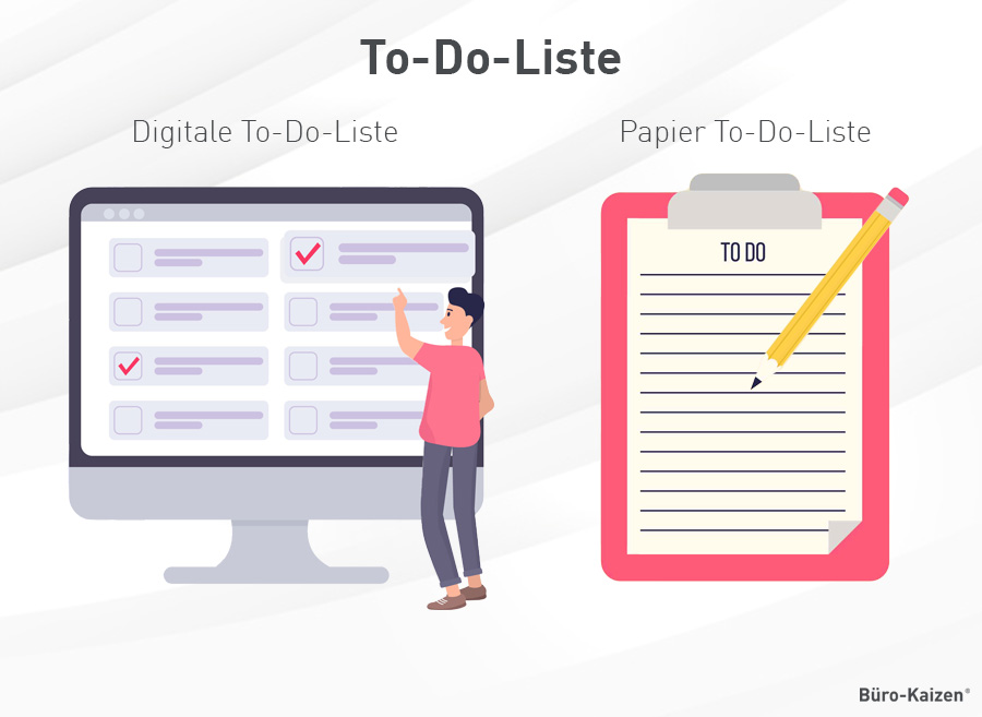 To-Do-Liste Papier vs. Digital