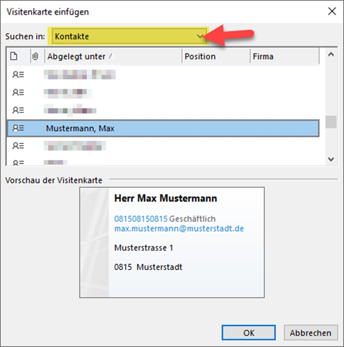 vcard-erstellen-auswahl-der-einzufuegenden-visitenkarte