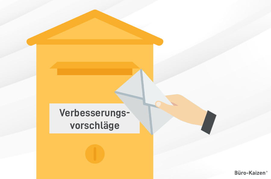 Für ein funktionierendes betriebliches Vorschlagswesen, können Sie einen Briefkasten für Ideen einführen.