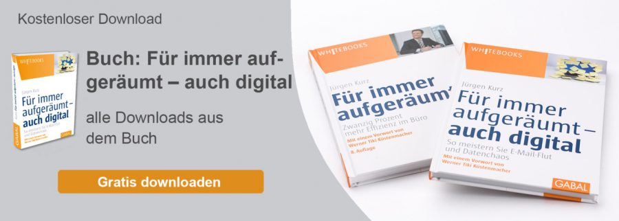 Laden Sie sich mit einem Klick gleich den Bestseller für effizientes Arbeiten herunter.