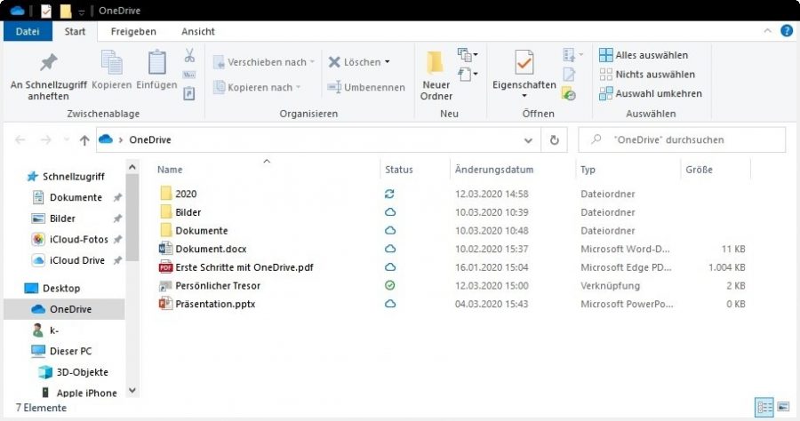windows-onedrive-persoenlicher-ordner