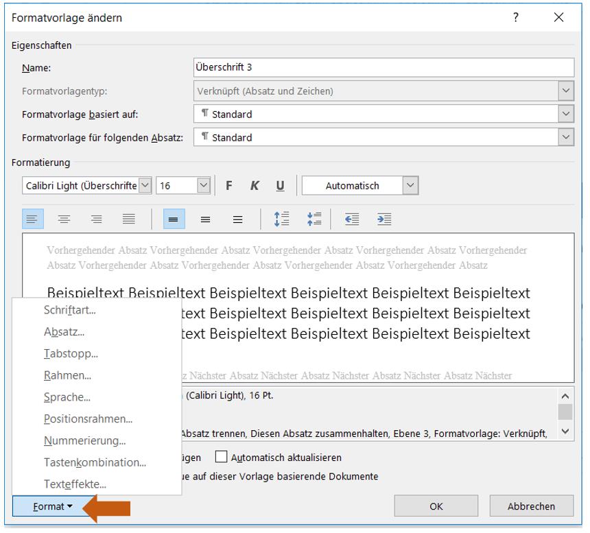 word-formatvorlage-schritt-zwei-visualisiert