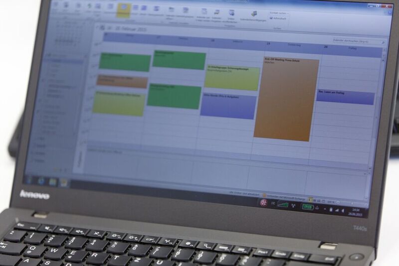 Zeitplan Projekt mit Outlook